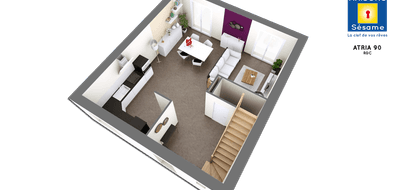 Terrain et maison à Draveil en Essonne (91) de 90 m² à vendre au prix de 399000€ - 4