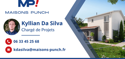 Terrain et maison à Quincieux en Rhône (69) de 77 m² à vendre au prix de 299000€ - 2