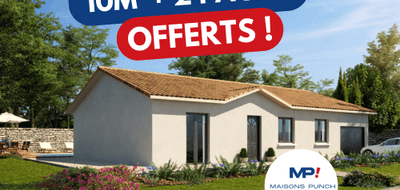 Terrain et maison à Massieux en Ain (01) de 98 m² à vendre au prix de 374500€ - 1