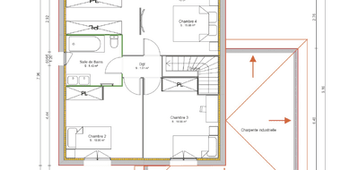 Terrain et maison à Saint-Paul-de-Varax en Ain (01) de 94 m² à vendre au prix de 252000€ - 2