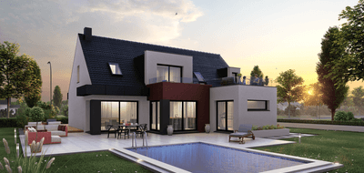 Terrain et maison à Lesches en Seine-et-Marne (77) de 202 m² à vendre au prix de 626000€ - 2