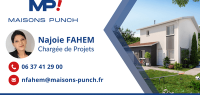 Terrain et maison à Faramans en Isère (38) de 89 m² à vendre au prix de 220000€ - 2