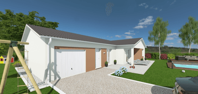 Terrain et maison à Saint-Maurice-de-Rémens en Ain (01) de 93 m² à vendre au prix de 269000€ - 2
