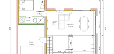 Terrain et maison à Ambérieux en Rhône (69) de 107 m² à vendre au prix de 354000€ - 3