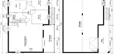 Terrain et maison à Ambérieu-en-Bugey en Ain (01) de 88 m² à vendre au prix de 280000€ - 2