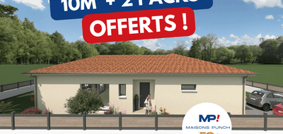 Terrain et maison à Chambéon en Loire (42) de 100 m² à vendre au prix de 239000€ - 2