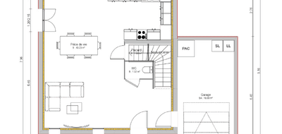 Terrain et maison à Saint-Paul-de-Varax en Ain (01) de 94 m² à vendre au prix de 252000€ - 1