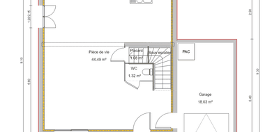 Terrain et maison à Sainte-Sigolène en Haute-Loire (43) de 93 m² à vendre au prix de 229500€ - 4