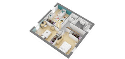 Terrain et maison à Étel en Morbihan (56) de 337 m² à vendre au prix de 282695€ - 3
