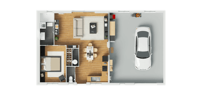 Terrain et maison à Availles-en-Châtellerault en Vienne (86) de 605 m² à vendre au prix de 132834€ - 3