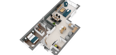 Terrain et maison à Belz en Morbihan (56) de 330 m² à vendre au prix de 319436€ - 4