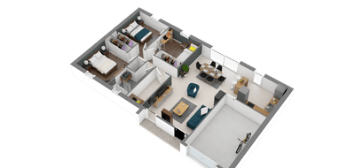 Terrain et maison à Montreuil-sur-Maine en Maine-et-Loire (49) de 390 m² à vendre au prix de 201906€ - 3