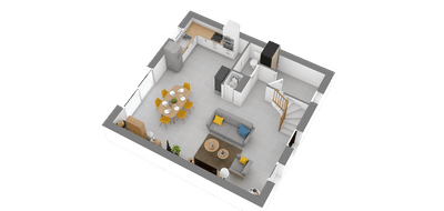 Terrain et maison à Étrelles en Ille-et-Vilaine (35) de 500 m² à vendre au prix de 205737€ - 4