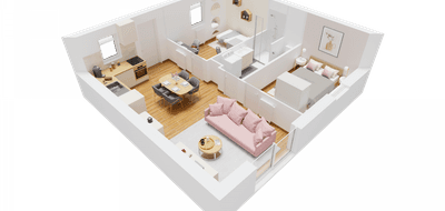 Terrain et maison à Escource en Landes (40) de 1407 m² à vendre au prix de 210150€ - 3