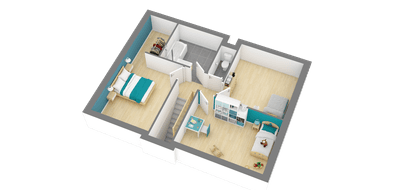 Terrain et maison à Pleugueneuc en Ille-et-Vilaine (35) de 400 m² à vendre au prix de 218875€ - 3