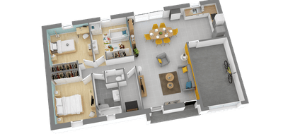 Terrain et maison à Biscarrosse en Landes (40) de 423 m² à vendre au prix de 279354€ - 3