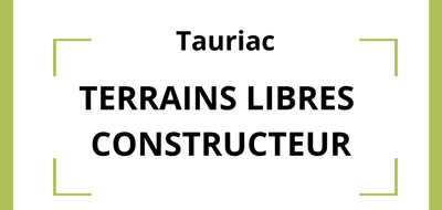 Terrain à Tauriac en Gironde (33) de 524 m² à vendre au prix de 84000€ - 1