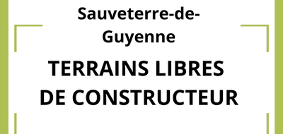 Terrain à Sauveterre-de-Guyenne en Gironde (33) de 517 m² à vendre au prix de 55000€ - 1