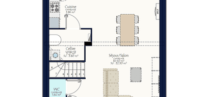 Terrain et maison à La Roche-Blanche en Loire-Atlantique (44) de 330 m² à vendre au prix de 214649€ - 3