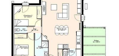 Terrain et maison à Rives-d'Autise en Vendée (85) de 702 m² à vendre au prix de 134000€ - 3