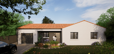 Terrain et maison à Mesnard-la-Barotière en Vendée (85) de 580 m² à vendre au prix de 229784€ - 1