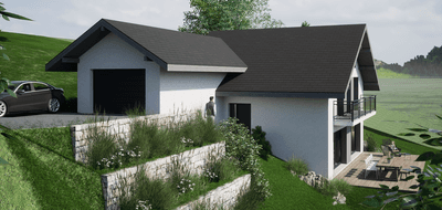 Terrain et maison à Villy-le-Pelloux en Haute-Savoie (74) de 448 m² à vendre au prix de 695812€ - 1
