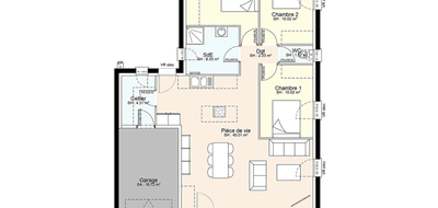 Terrain et maison à Le Pin en Deux-Sèvres (79) de 644 m² à vendre au prix de 181831€ - 3