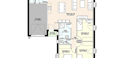 Terrain et maison à La Forêt-sur-Sèvre en Deux-Sèvres (79) de 590 m² à vendre au prix de 171302€ - 3