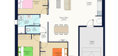 Terrain et maison à Saint-Mars-du-Désert en Loire-Atlantique (44) de 226 m² à vendre au prix de 218266€ - 3