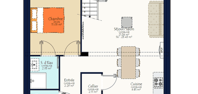 Terrain et maison à Crossac en Loire-Atlantique (44) de 930 m² à vendre au prix de 228251€ - 3