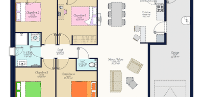 Terrain et maison à Divatte-sur-Loire en Loire-Atlantique (44) de 465 m² à vendre au prix de 230000€ - 3